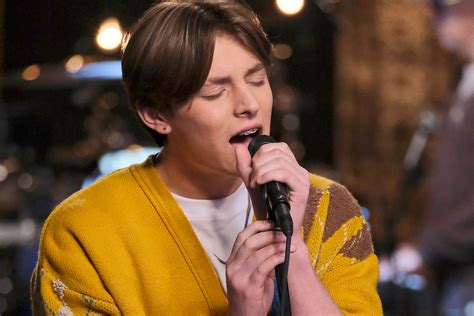 15-year-old Ryley Tate Wilson shared a riveting performance of Billie Eilish's 2019 hit "when the party's over." ... like it like that sang Wilson, his voice echoing in the nearly pin-drop silent ...